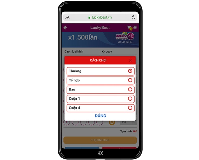Mua vé số Max 4D 