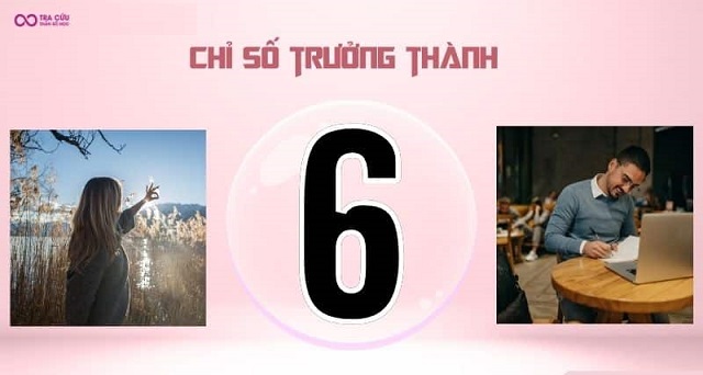 Chỉ số trưởng thành của người có số 6 Chỉ số trưởng thành của người có số 6