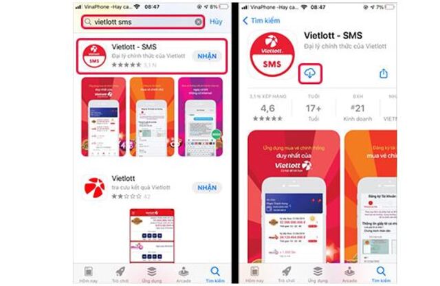 Tải app Vietlott SMS về máy, đăng ký và mua vé số Vietlott Tải app Vietlott SMS về máy, đăng ký và mua vé số Vietlott