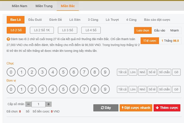 Mách tân thủ cách đánh xổ số miền Bắc online cụ thể nhất
