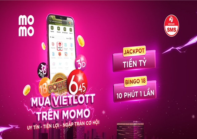 Quy trình mua vé Vietlott trên app Momo