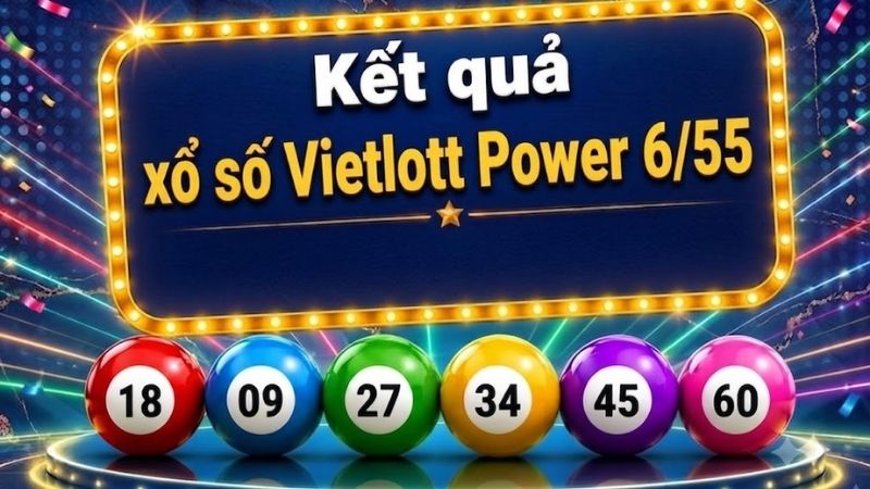 Dò xổ số Vietlott Power 6/55 trên ứng dụng Vietlott SMS