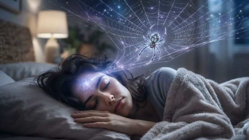 Chiêm bao thấy nhện giăng tơ Chiêm bao thấy nhện giăng tơ
