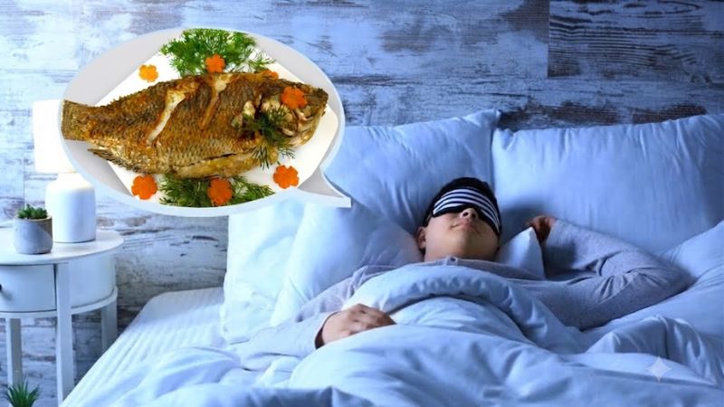 Mộng mị thấy ăn thịt cá rô có sao không?