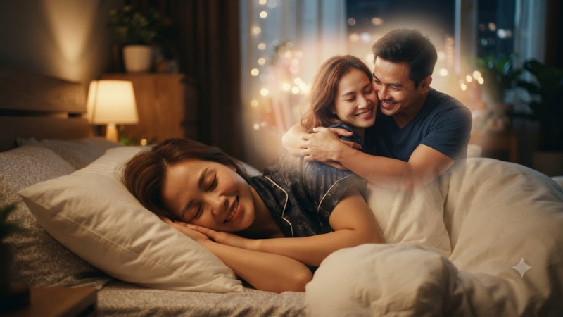 Ngủ mơ chồng chết trở về cười nói dự báo tài lộc