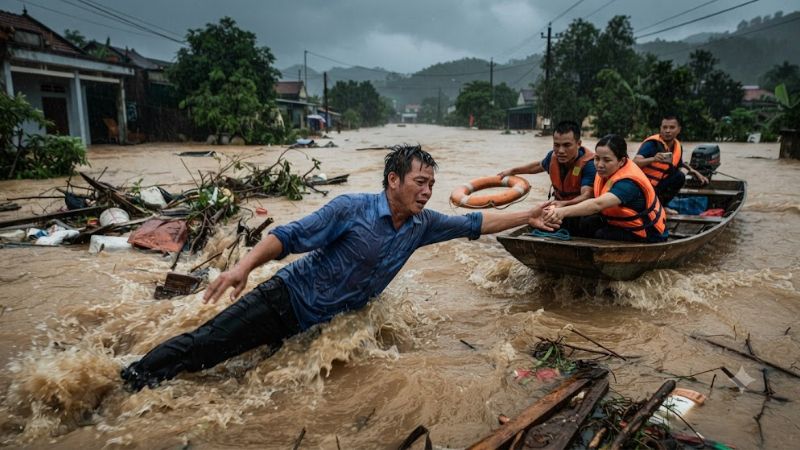 Mơ mình bị nước lũ cuốn trôi ngụ ý về việc mất phương hướng