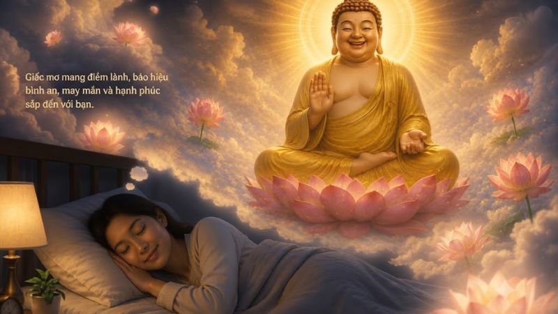 Mộng thấy Phật bay lên trời là điềm tốt